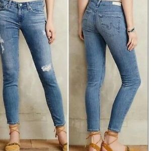 AG Stevie Ankle Slim Straight Jeans